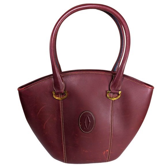 Cartier Must de Leather Shoulder Bag & Long Bi-Fold Leather Wallet DL205925 - Picture 2 of 16